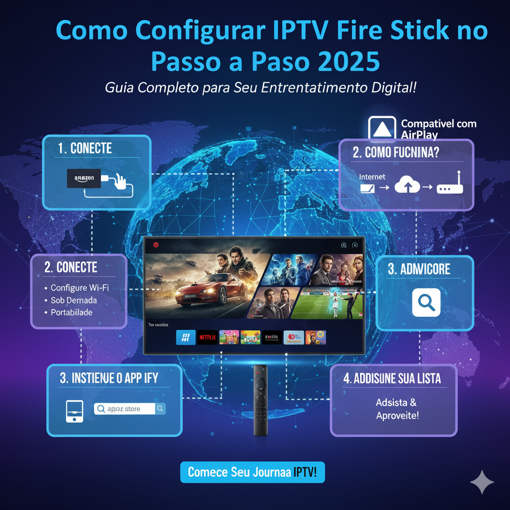 Como Configurar IPTV no Fire Stick Passo a Passo 2025