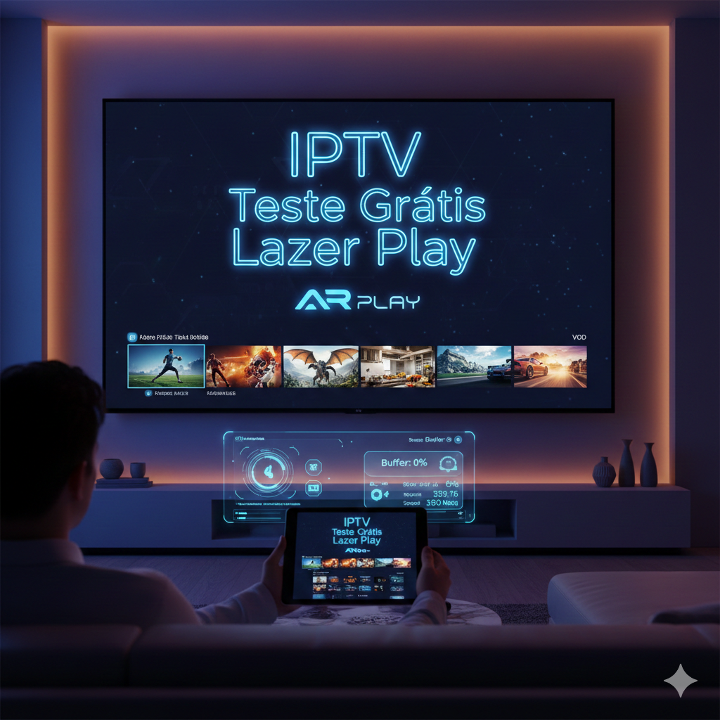 IPTV Teste Gratis Lazer Play  